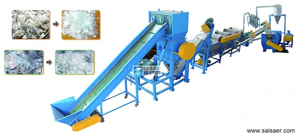 PP PE film recycling machine