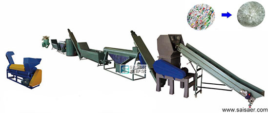 PET recycling machine