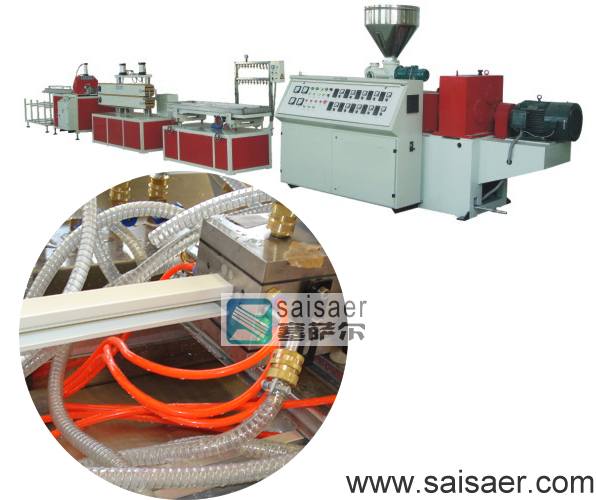 PVC wiring duct extrusion machine