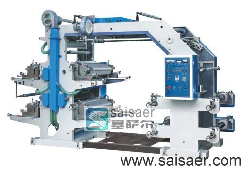 Four color flexo printing machine