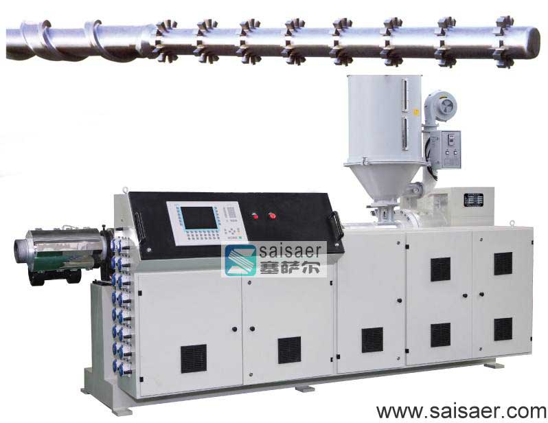 High speed single screw extruder