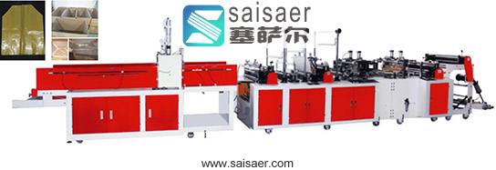 Square bottom bag making machine