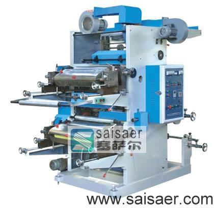 Two color flexo printing machine